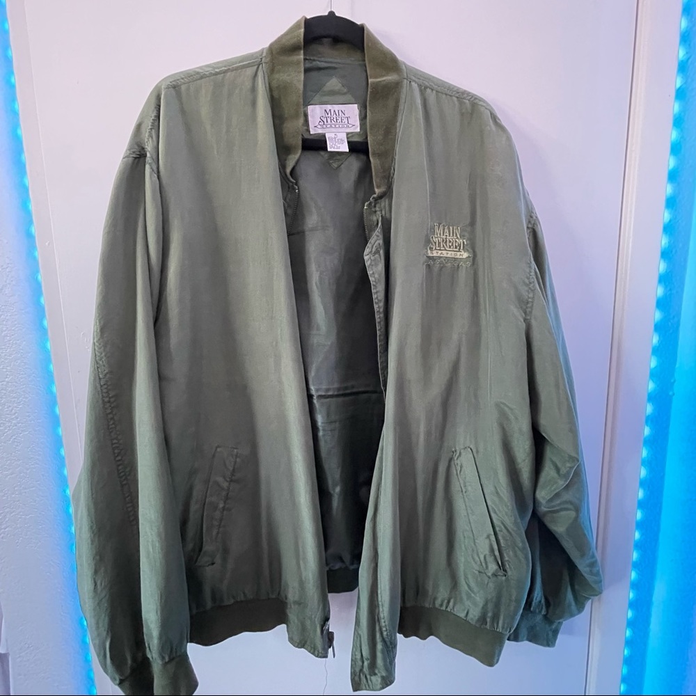 main street station vintage windbreaker